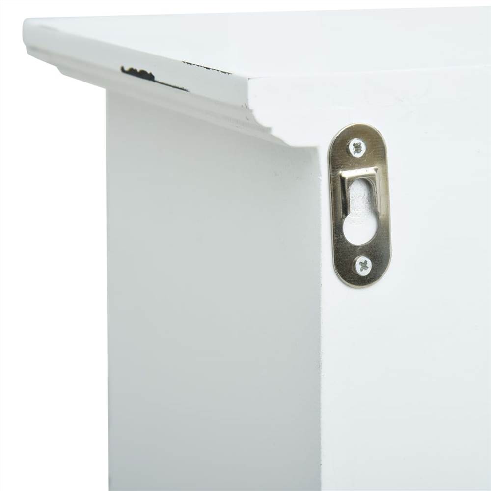 Wall Mounted Coat Rack White 56x17x30 cm MDF