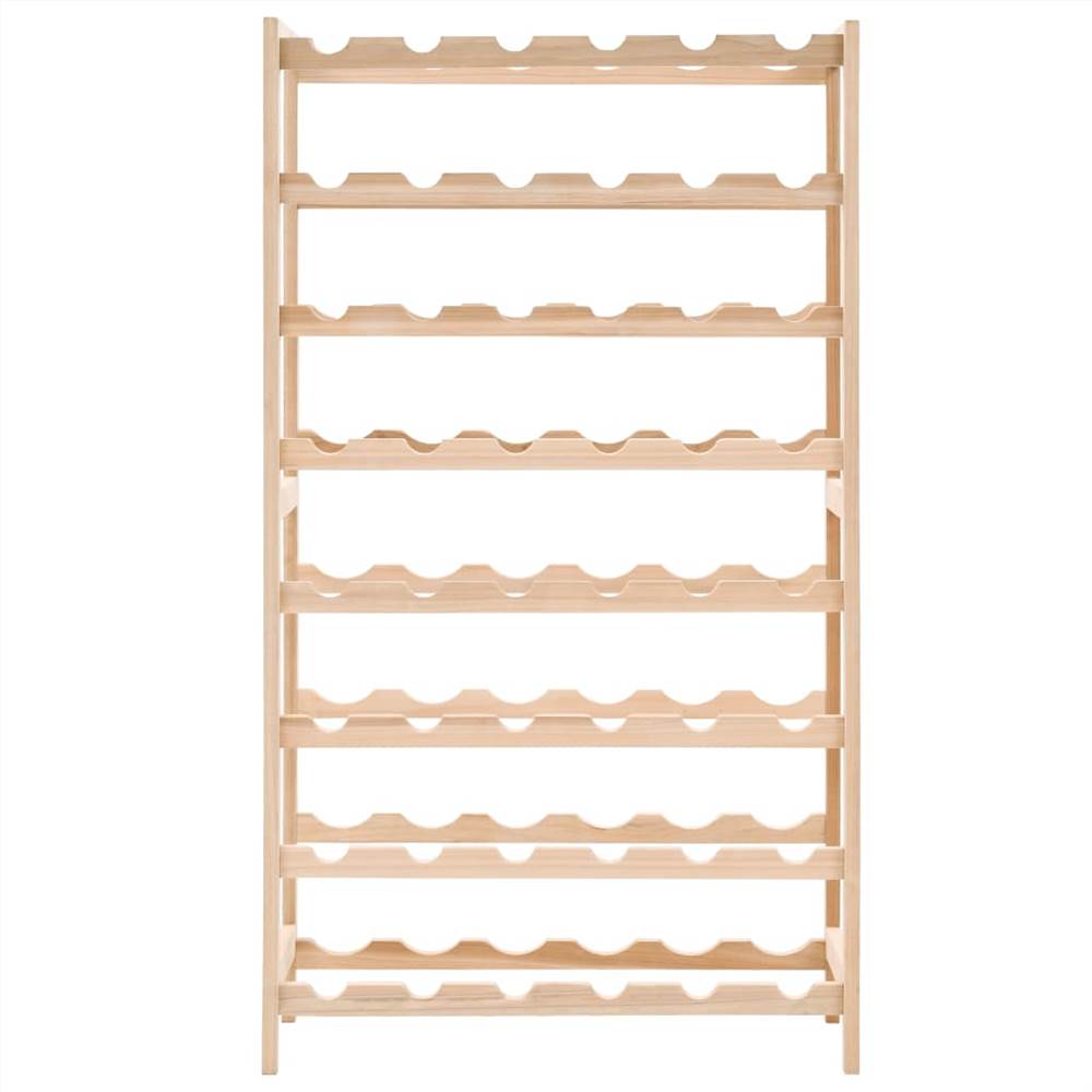 Wine Rack Cedar Wood 57.5x28x102 cm