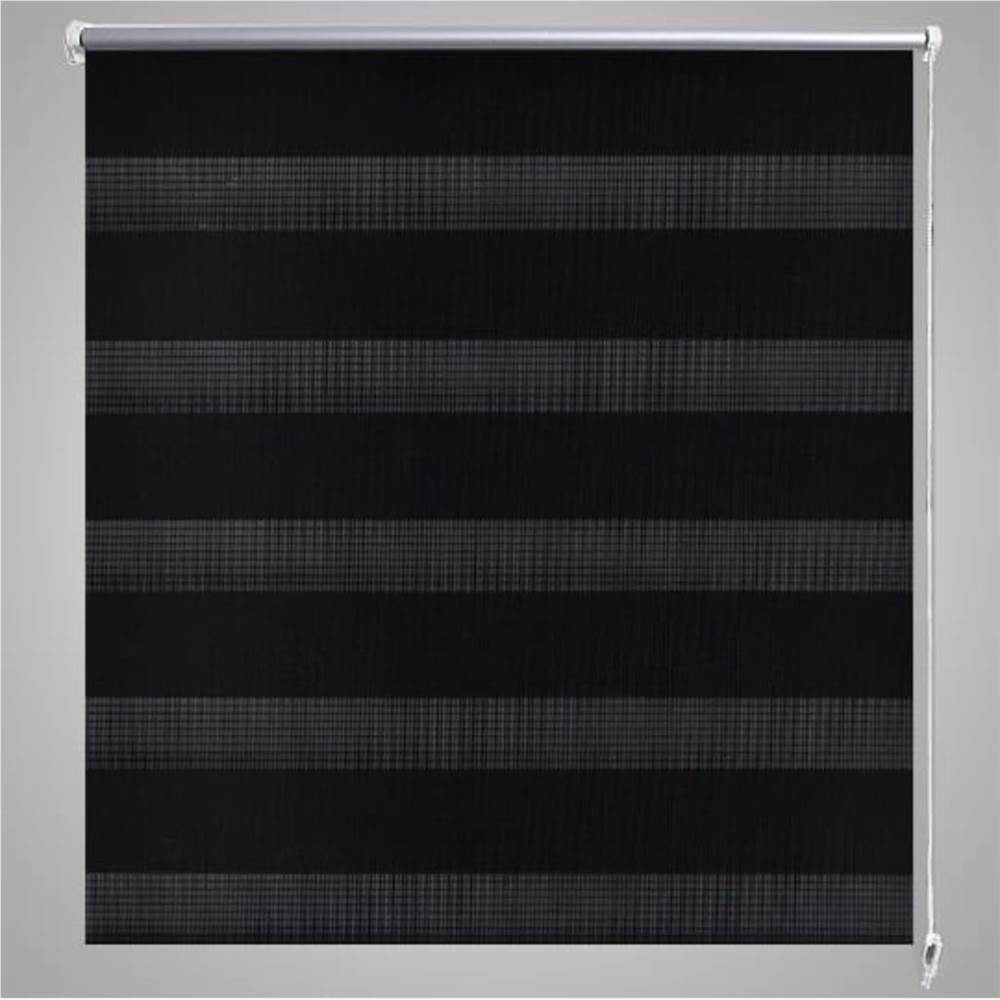 Zebra Blind 100 x 175 cm Black