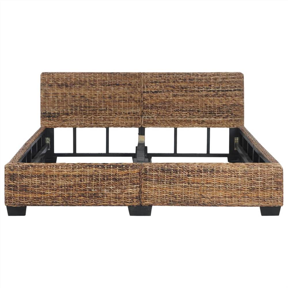 Bed Frame Natural Rattan 160x200 cm