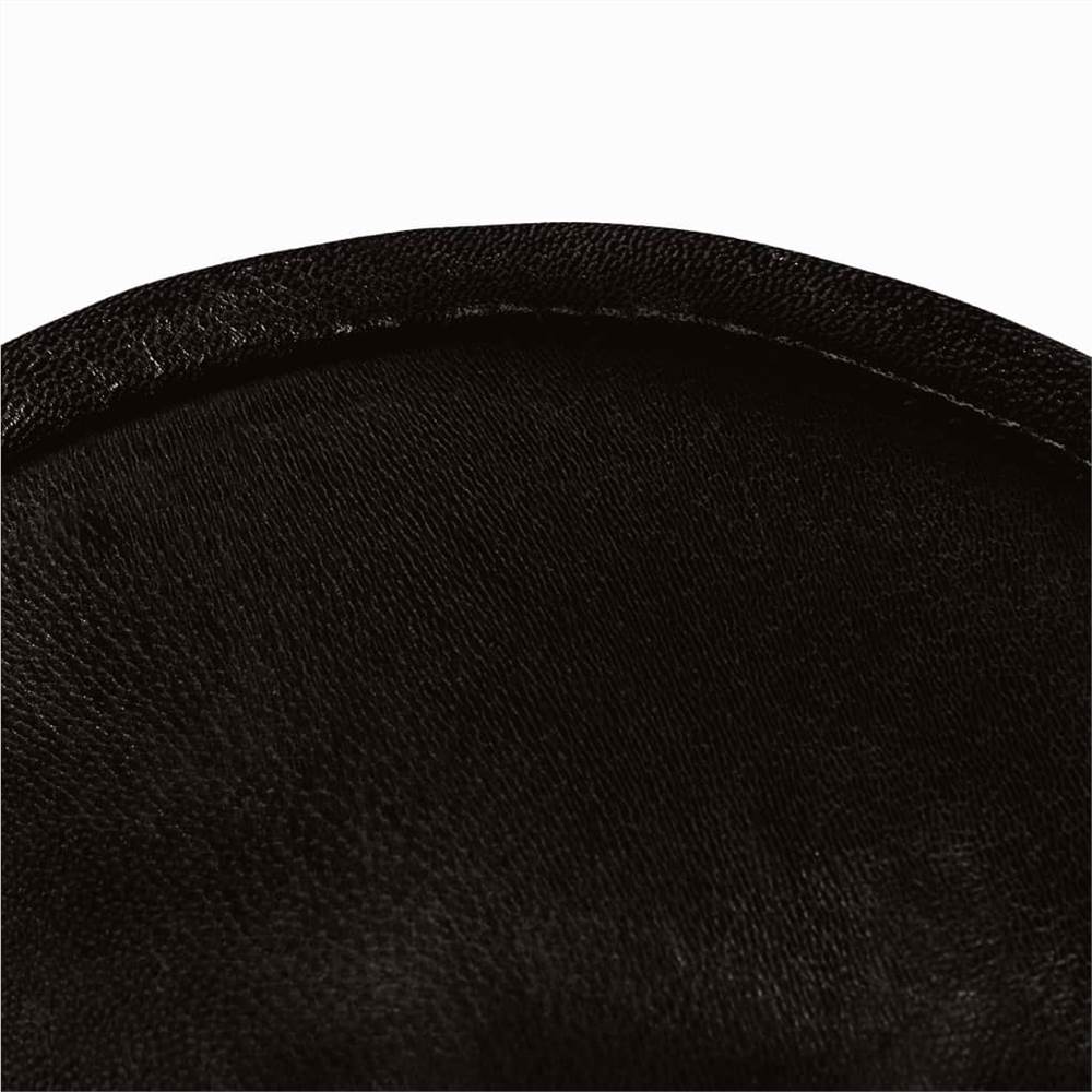 Butterfly Chairs 6 pcs Black Kids Size Real Leather
