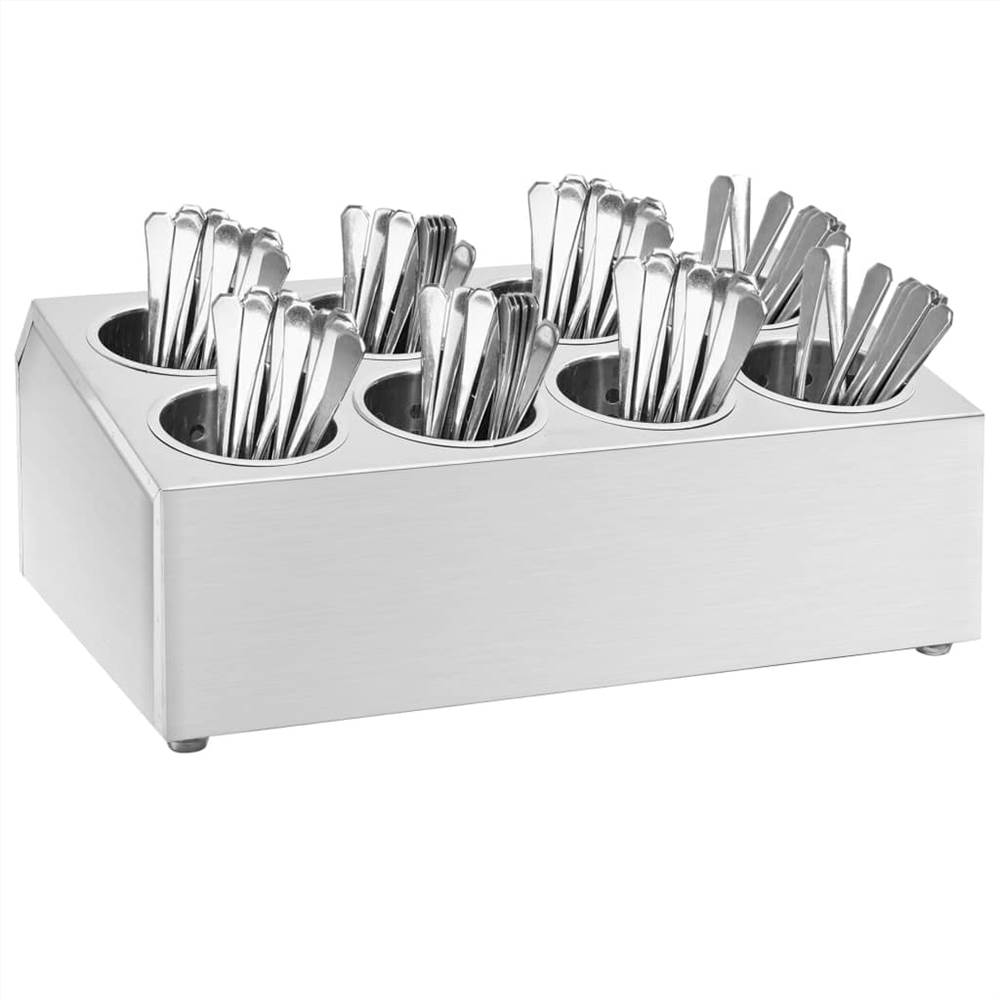 Cutlery Holder Grids Rectangular Stainless Steel