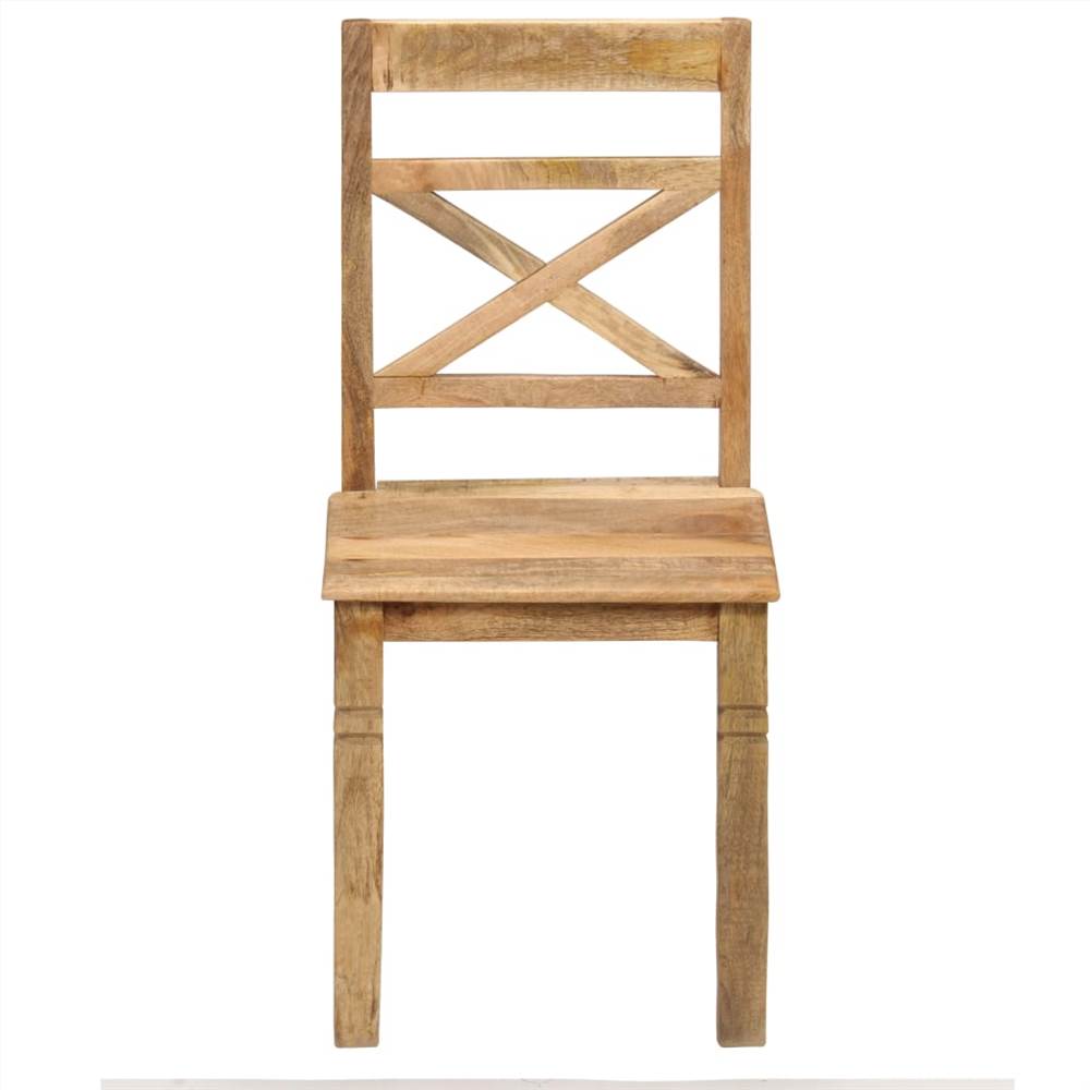 Dining Chairs 6 pcs Solid Mango Wood
