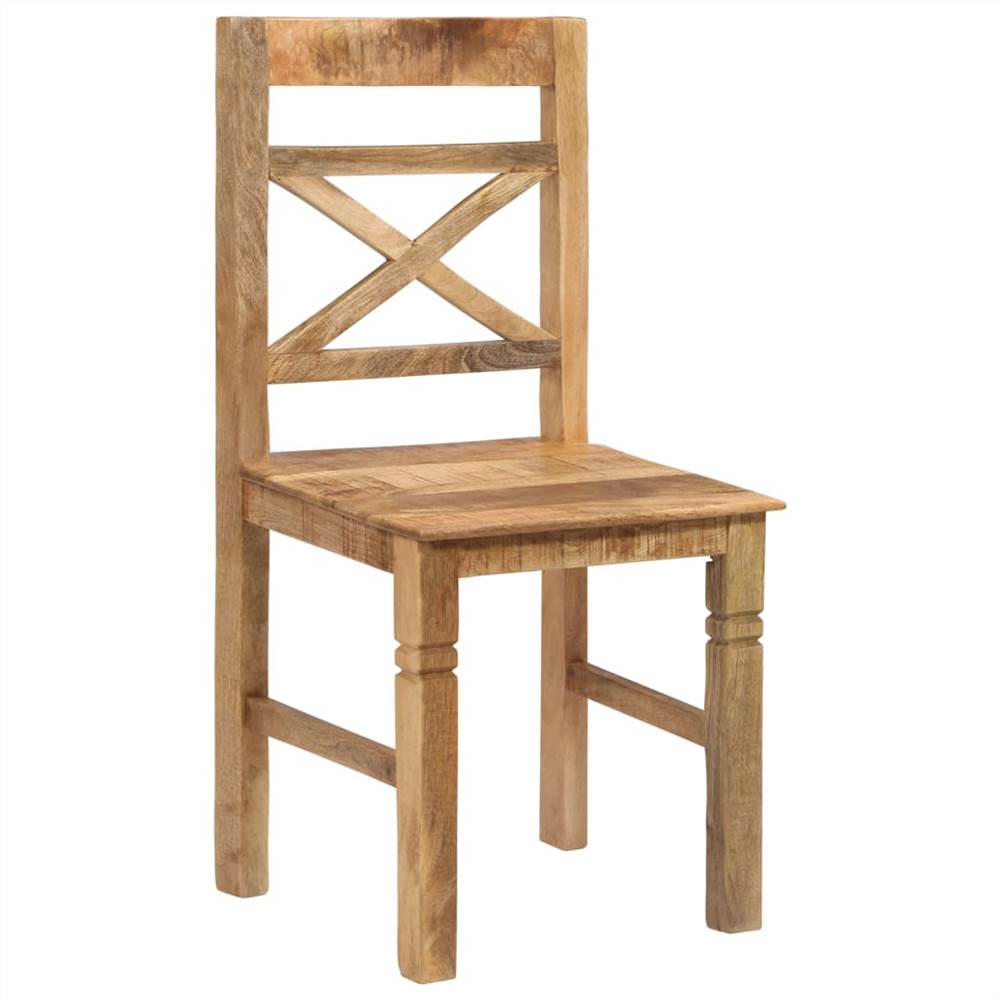 Dining Chairs 6 pcs Solid Mango Wood