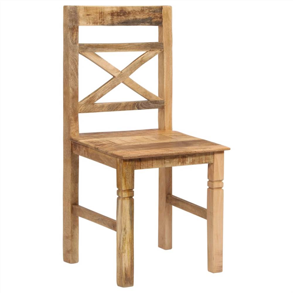 Dining Chairs 6 pcs Solid Mango Wood