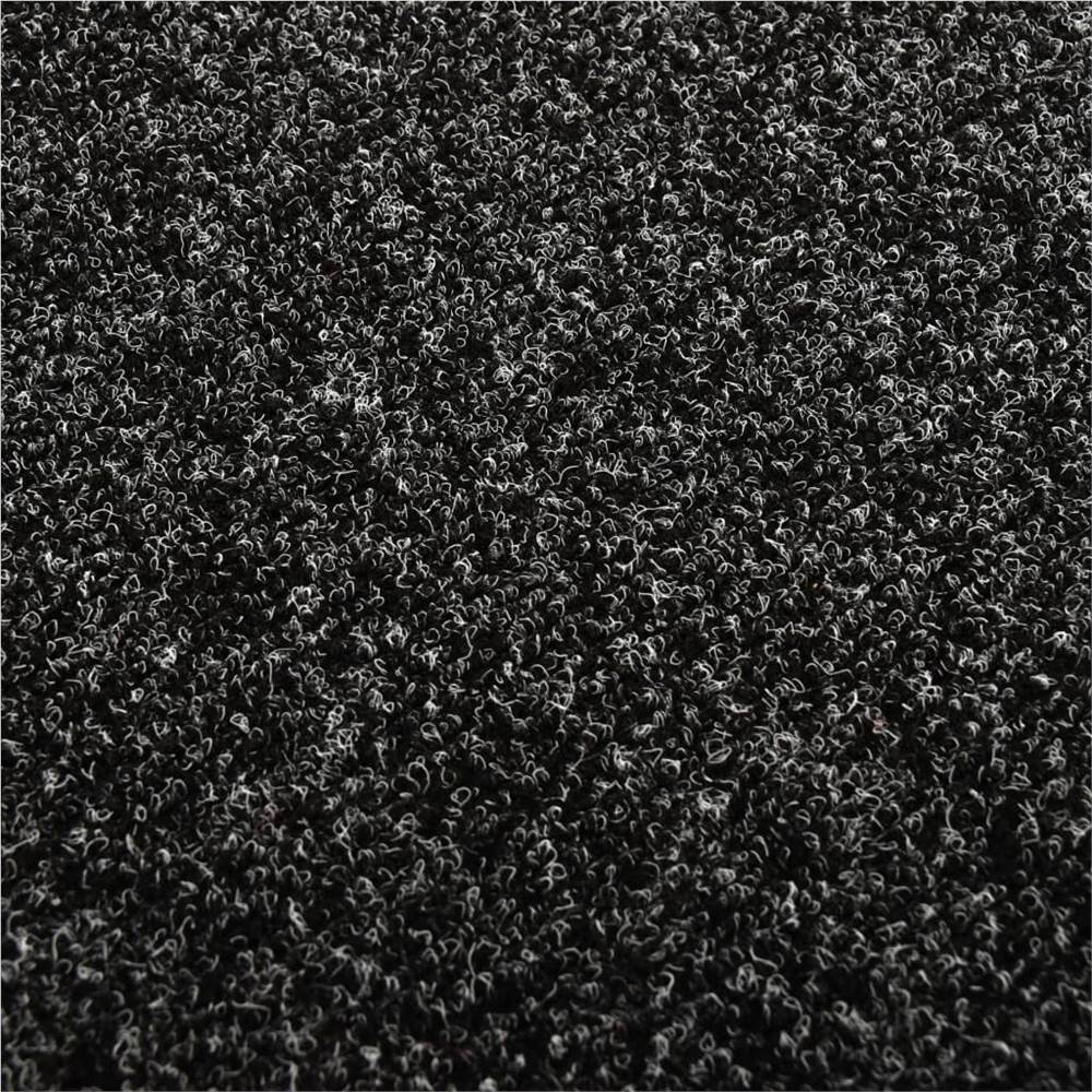 Floor Carpet Tiles 20 pcs 5 m² Black