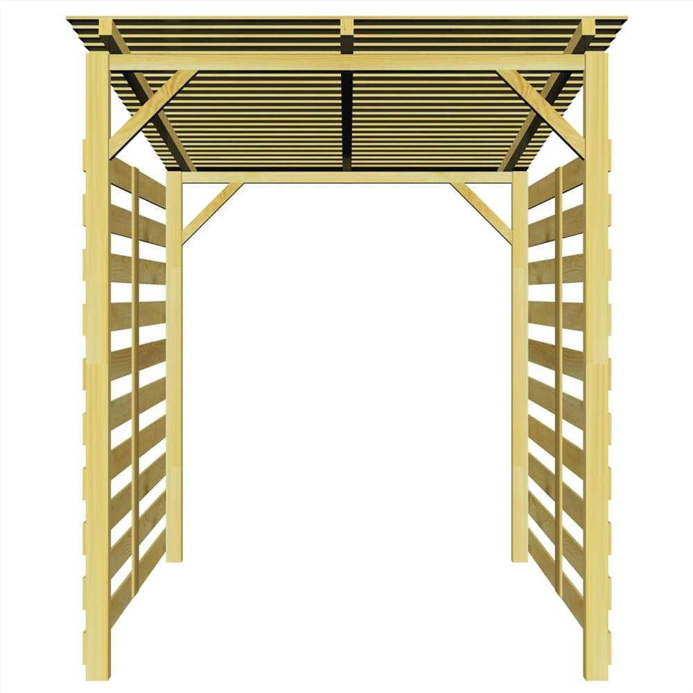 Garden Firewood Storage Shed Impregnated Pinewood