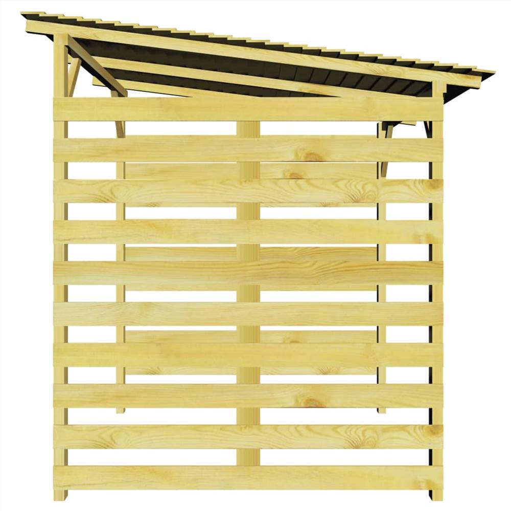 Garden Firewood Storage Shed Impregnated Pinewood