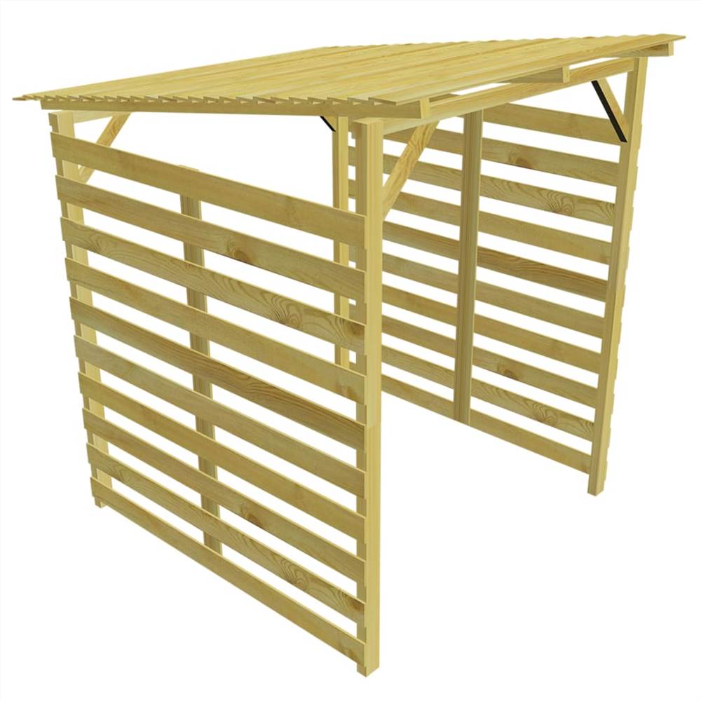 Garden Firewood Storage Shed Impregnated Pinewood