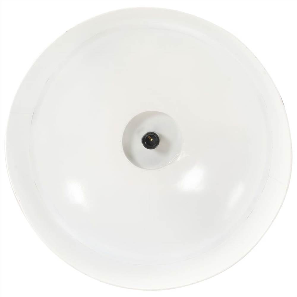 Industrial Hanging Lamp 42 cm White E27