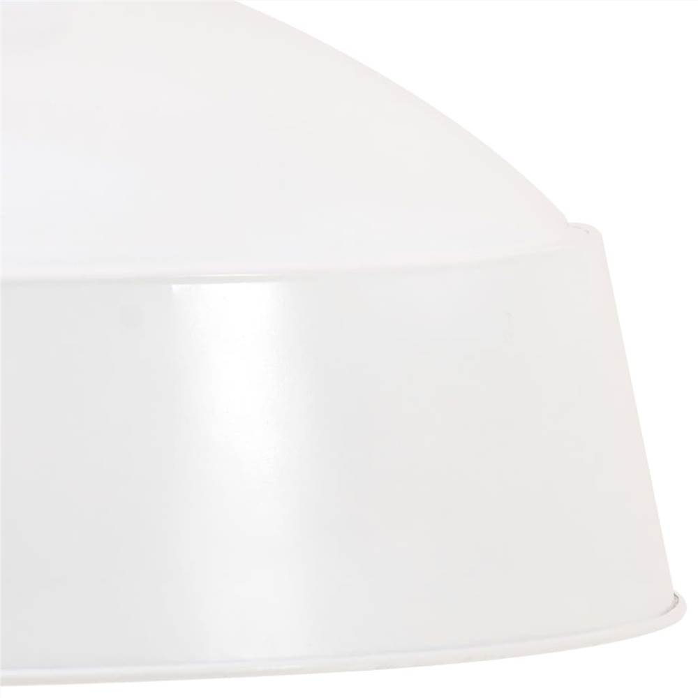 Industrial Hanging Lamp 42 cm White E27