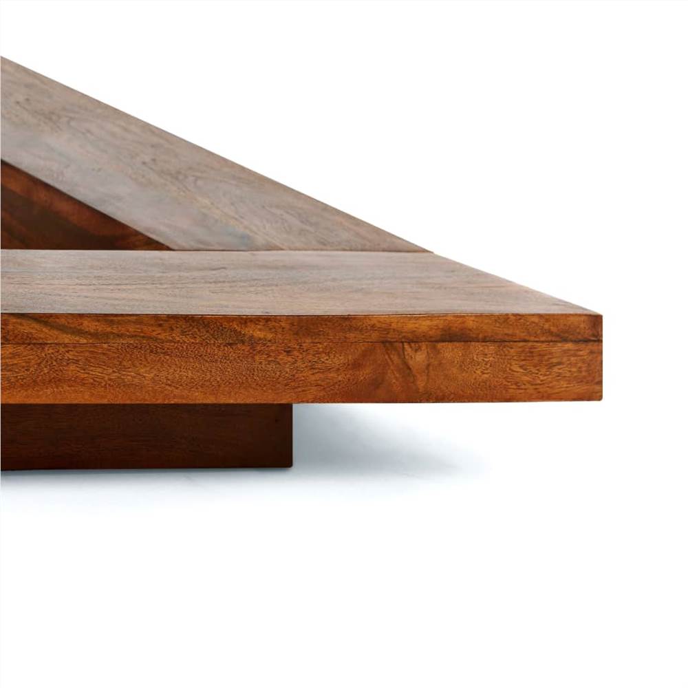 Japanese Style Futon Bed Frame Solid Wood 140x200 cm