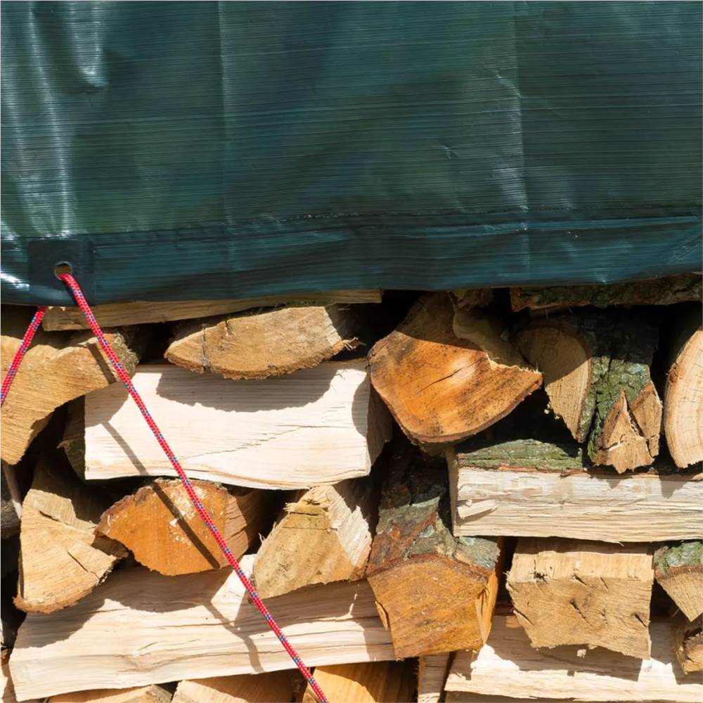Nature Wood Tarpaulin 3x4 m PE Green 6072418