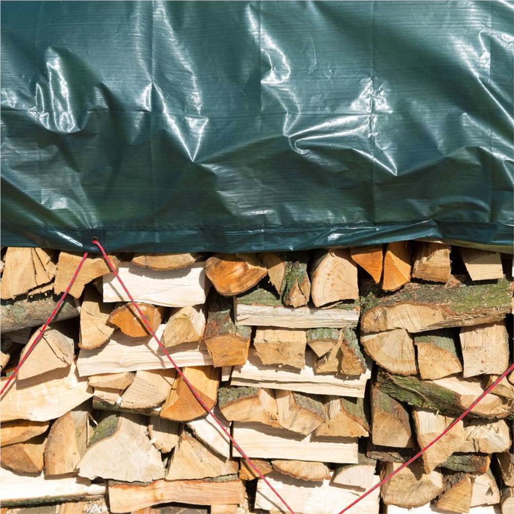 Nature Wood Tarpaulin 3x4 m PE Green 6072418