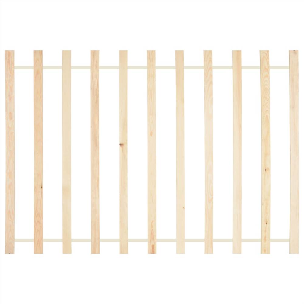 Roll-up Bed Base with 11 Slats 100x200 cm Solid Pinewood