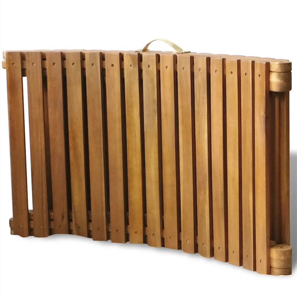 Sun Lounger Solid Acacia Wood