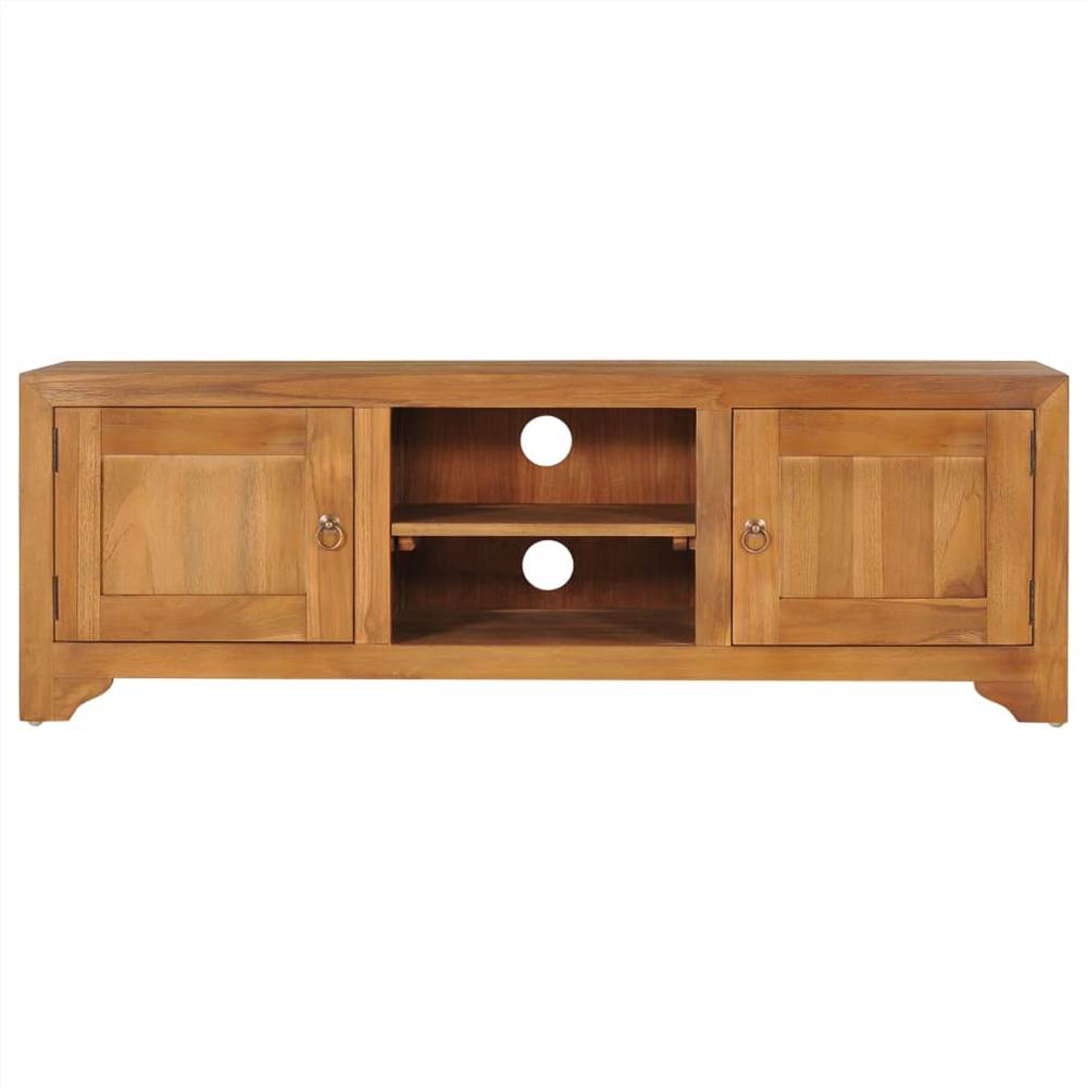 TV Unit 120x30x40 cm Solid Teak Wood