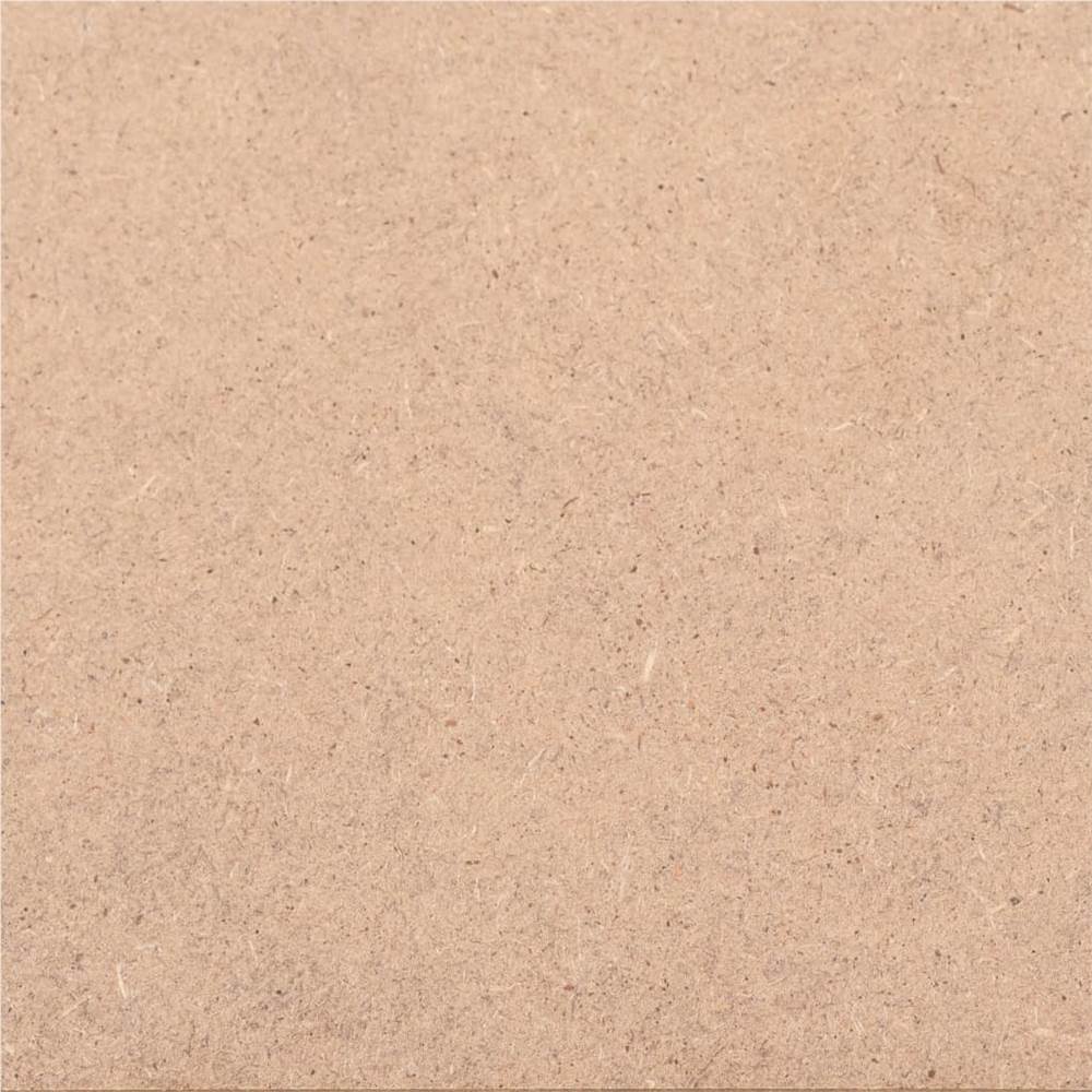 10 pcs MDF Sheets Rectangular 120x60 cm 2.5 mm