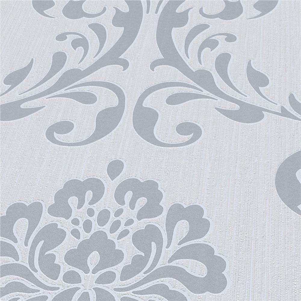 4 pcs Non-woven Wallpaper Rolls White 0.53x10 m Ornament