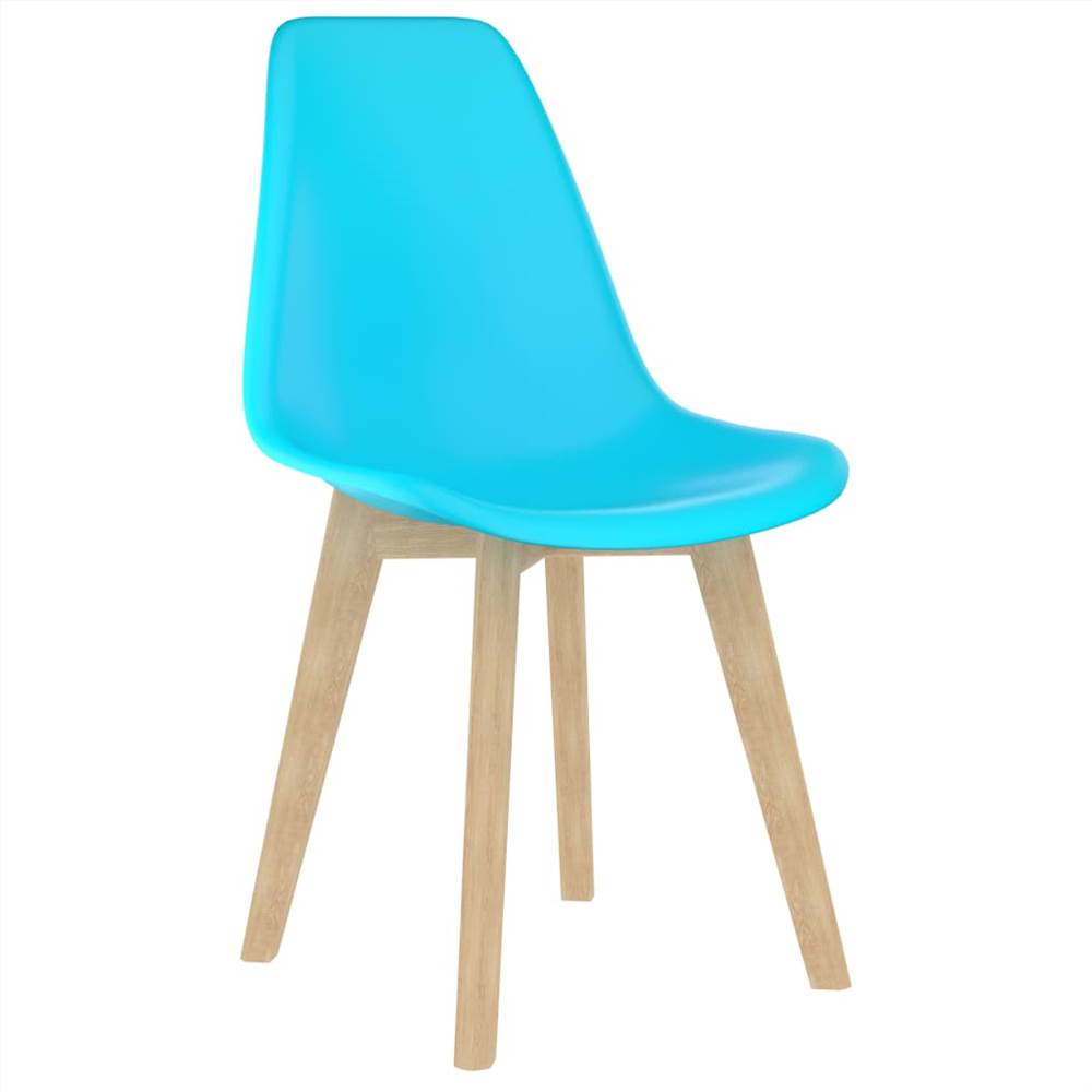 7 Piece Dining Set Blue