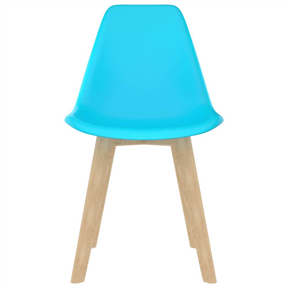 7 Piece Dining Set Blue