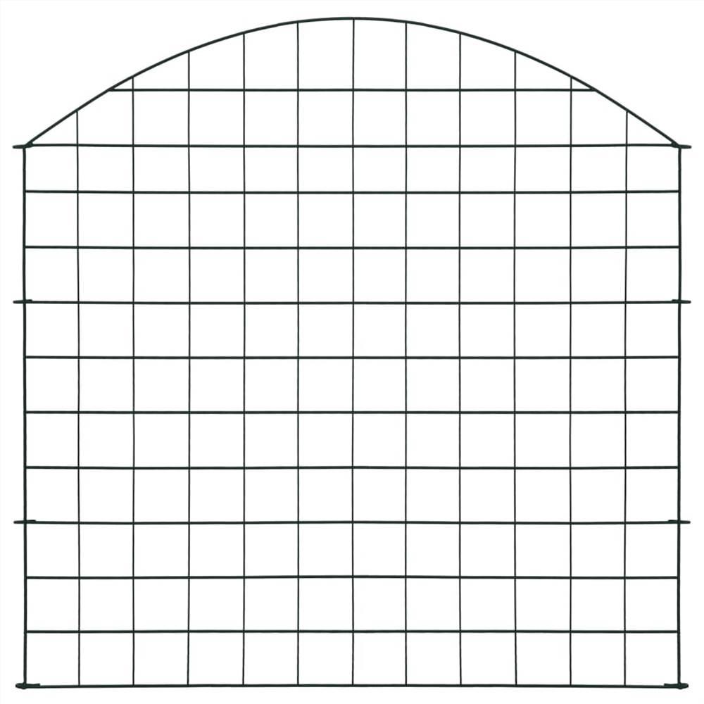 Arched Pond Fence Set 77.5x78.5 cm Green