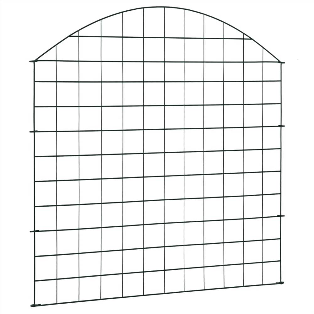 Arched Pond Fence Set 77.5x78.5 cm Green