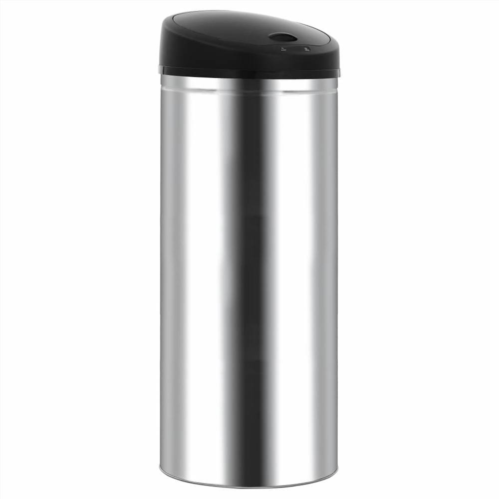 Automatic Sensor Dustbin Garbage Bin 62 L Stainless Steel