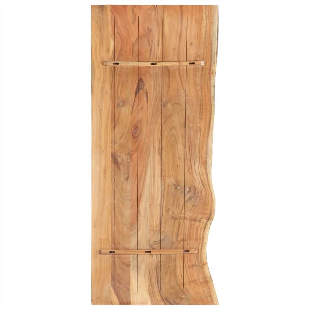 Bathroom Vanity Top Solid Acacia Wood 140x55x3.8 cm