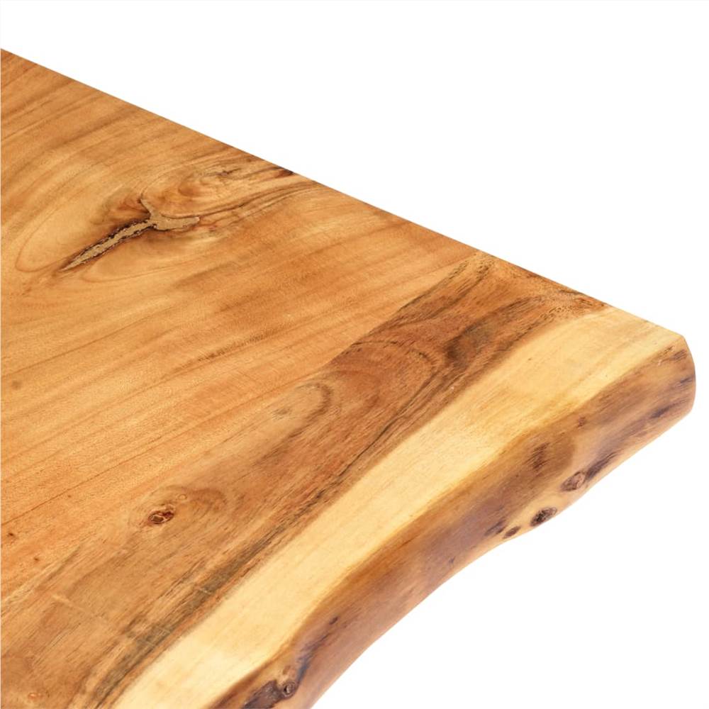 Bathroom Vanity Top Solid Acacia Wood 140x55x3.8 cm