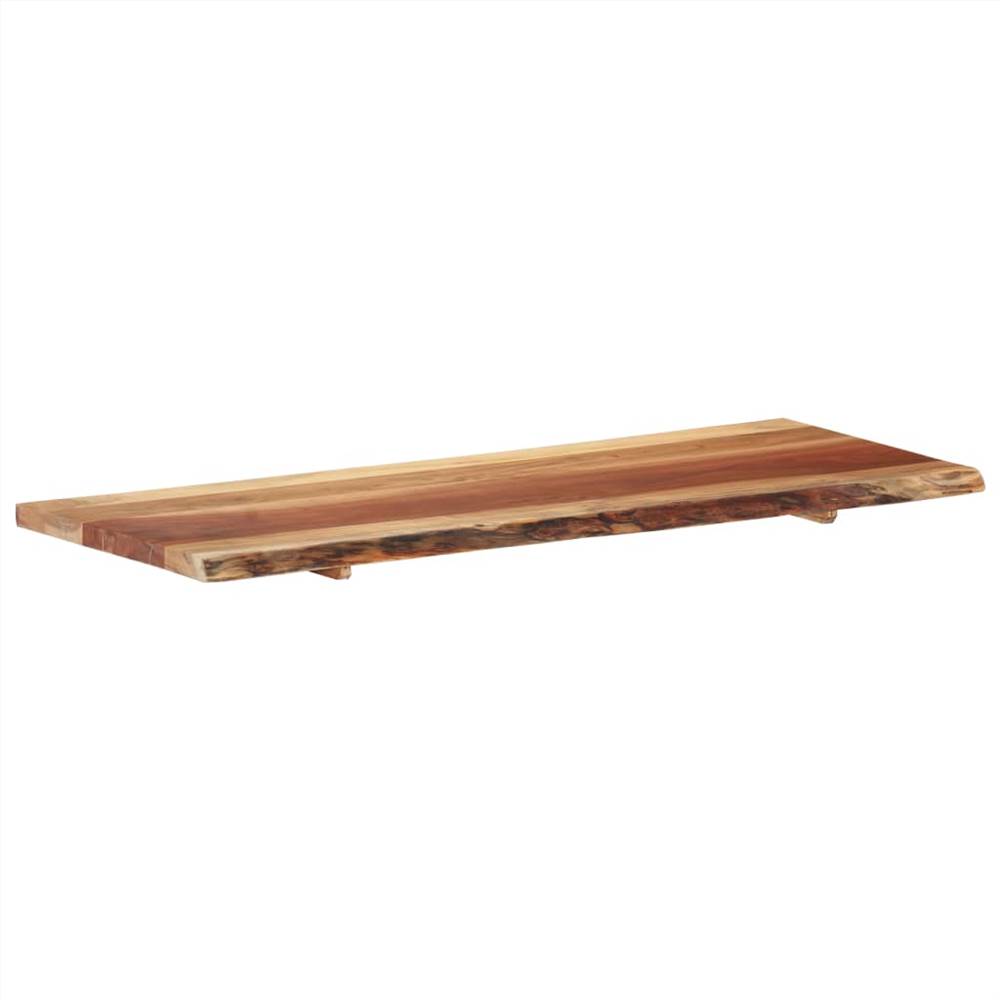Bathroom Vanity Top Solid Acacia Wood 140x55x3.8 cm
