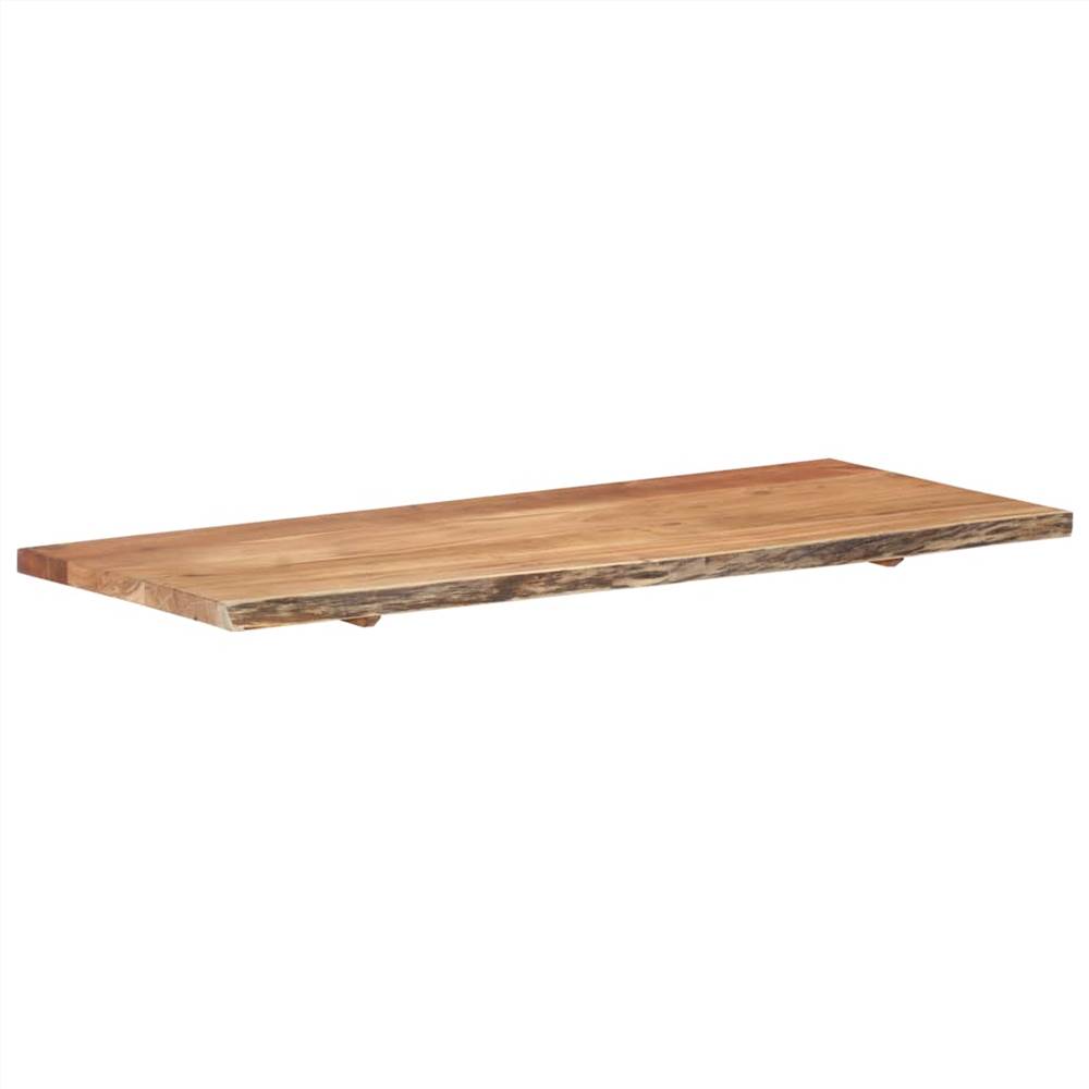 Bathroom Vanity Top Solid Acacia Wood 140x55x3.8 cm