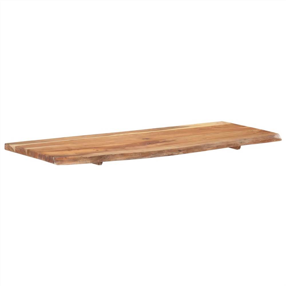 Bathroom Vanity Top Solid Acacia Wood 140x55x3.8 cm