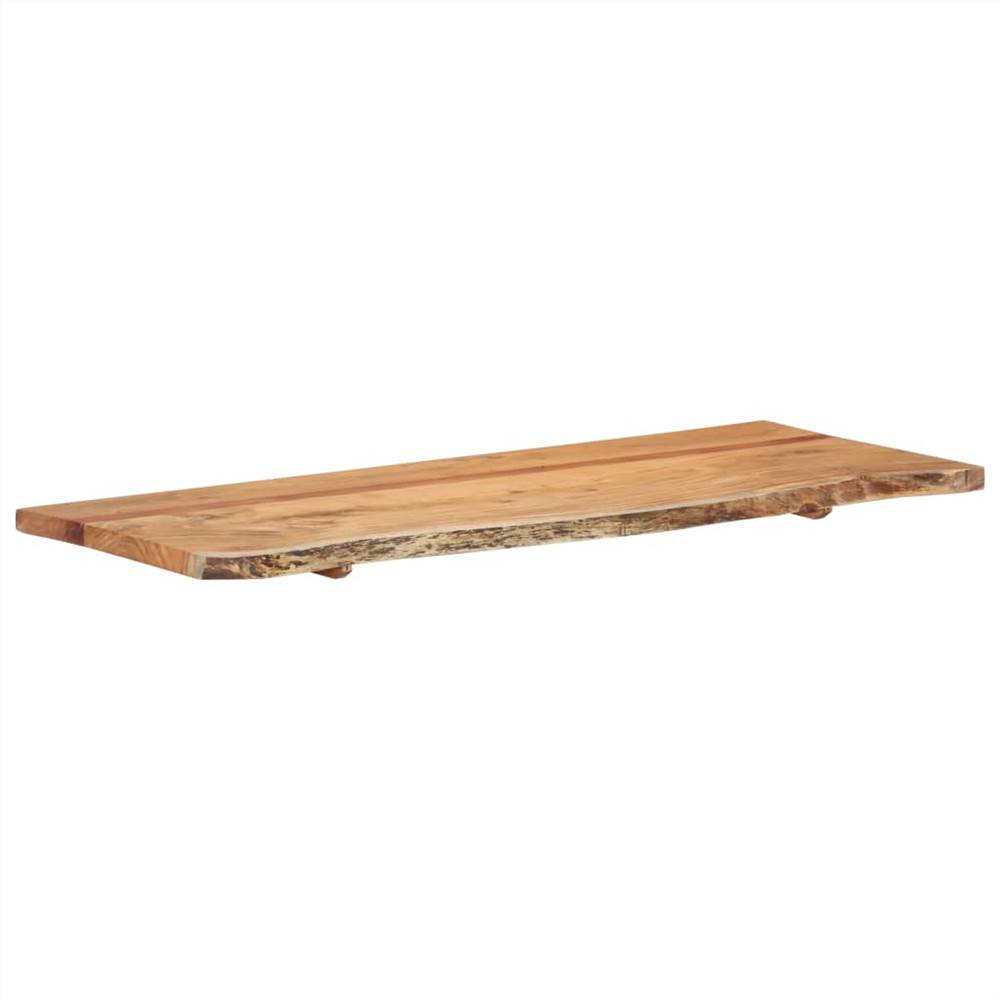 Bathroom Vanity Top Solid Acacia Wood 140x55x3.8 cm