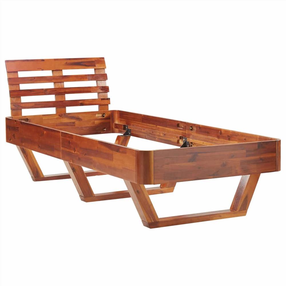 Bed Frame Solid Acacia Wood 100x200 cm