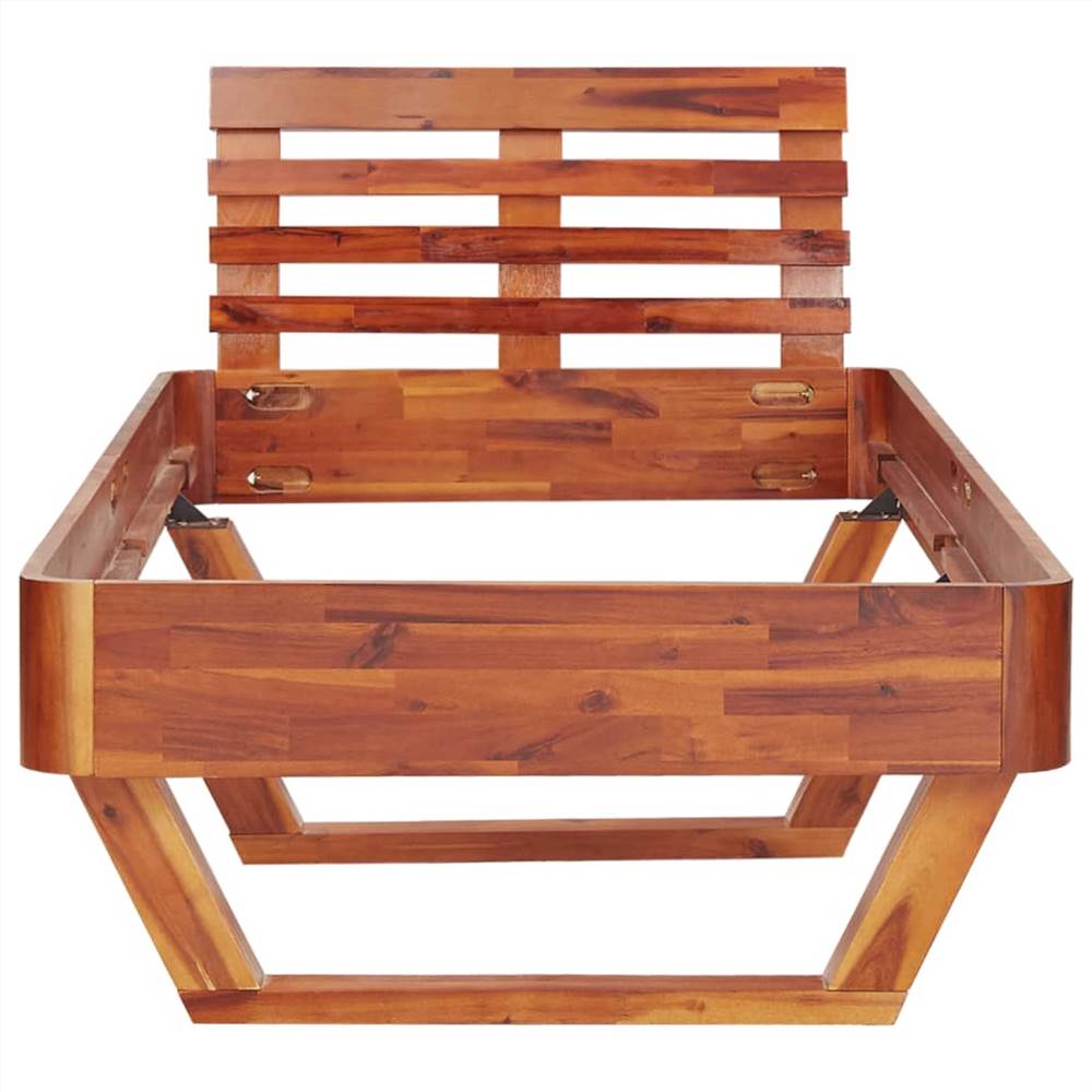 Bed Frame Solid Acacia Wood 100x200 cm