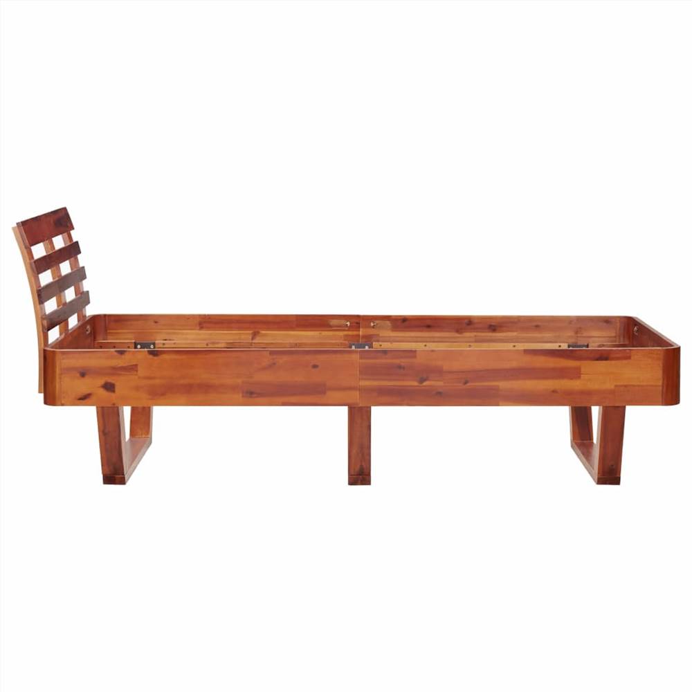 Bed Frame Solid Acacia Wood 100x200 cm