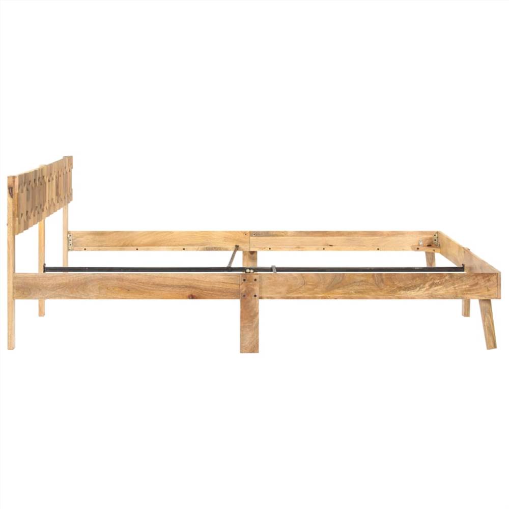 Bed Frame Solid Mango Wood 200x200 cm
