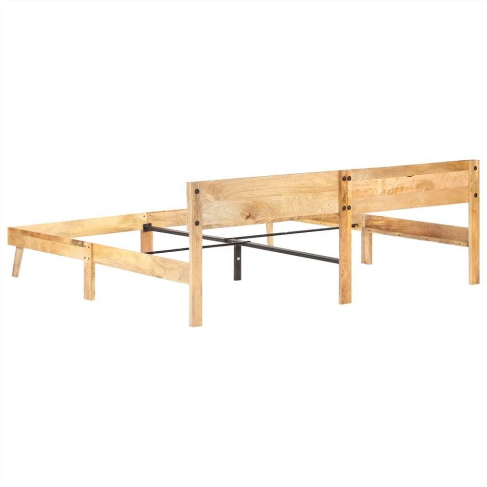 Bed Frame Solid Mango Wood 200x200 cm