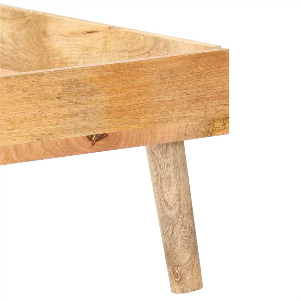 Bed Frame Solid Mango Wood 200x200 cm