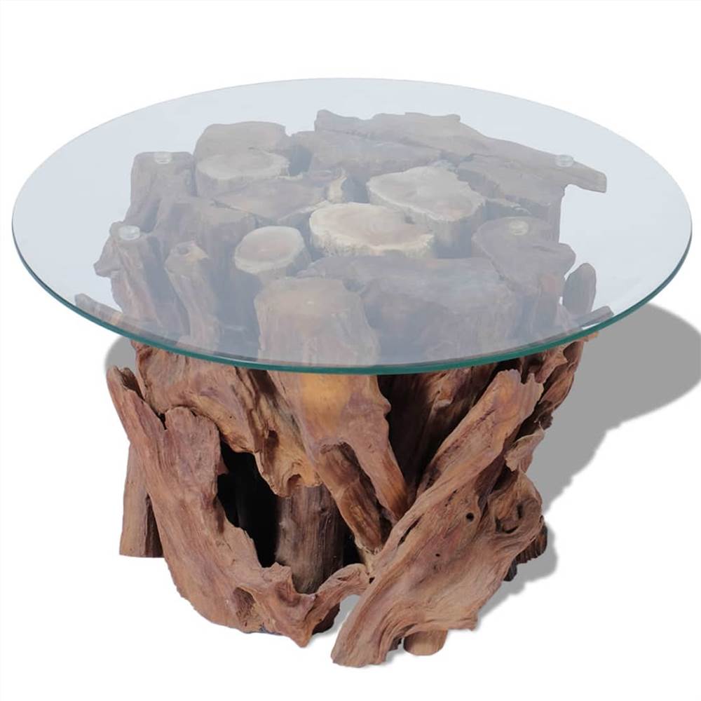Coffee Table Solid Teak Driftwood 60 cm