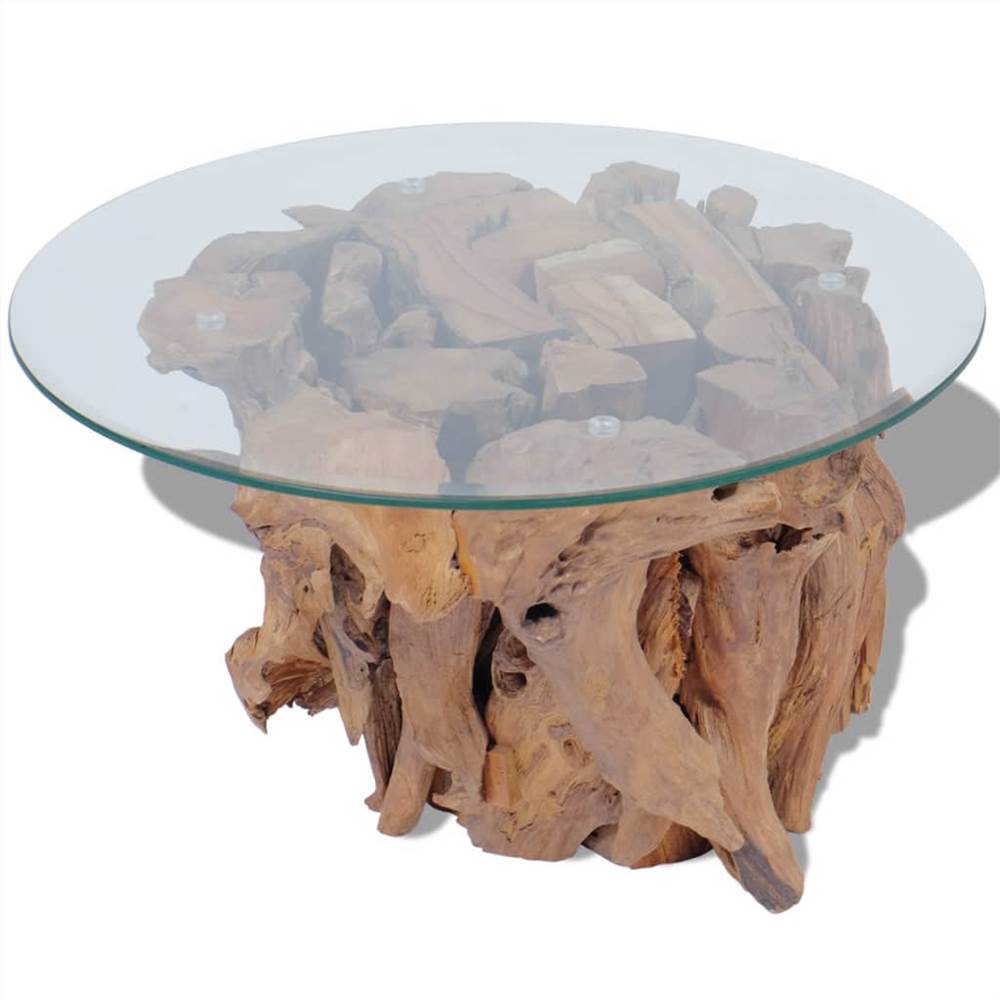 Coffee Table Solid Teak Driftwood 60 cm