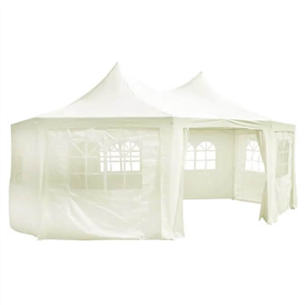 Octagonal Party Tent White 6 x 4.4 x 3.5 m