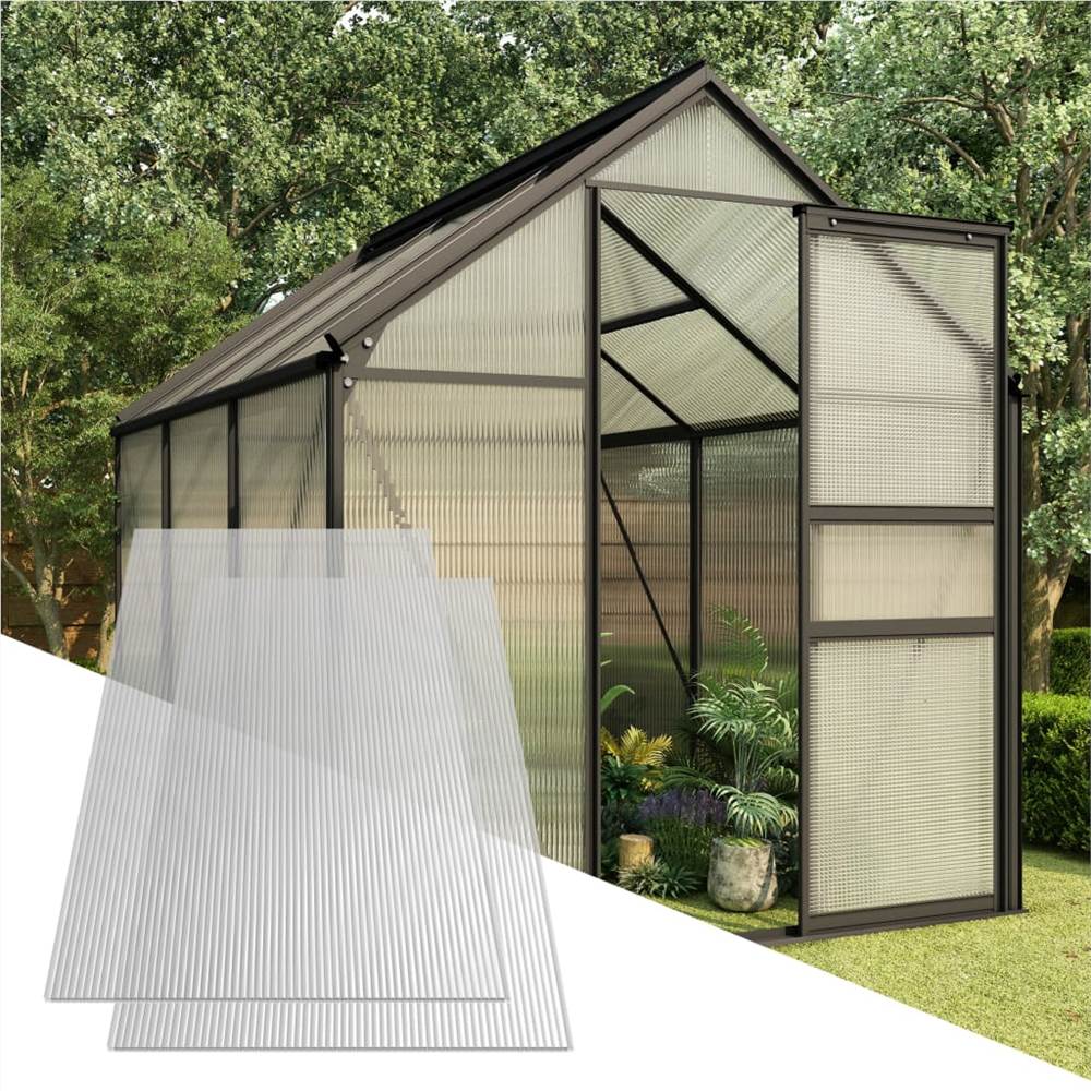 Polycarbonate Sheets 2 pcs 4.5 mm 150x65 cm