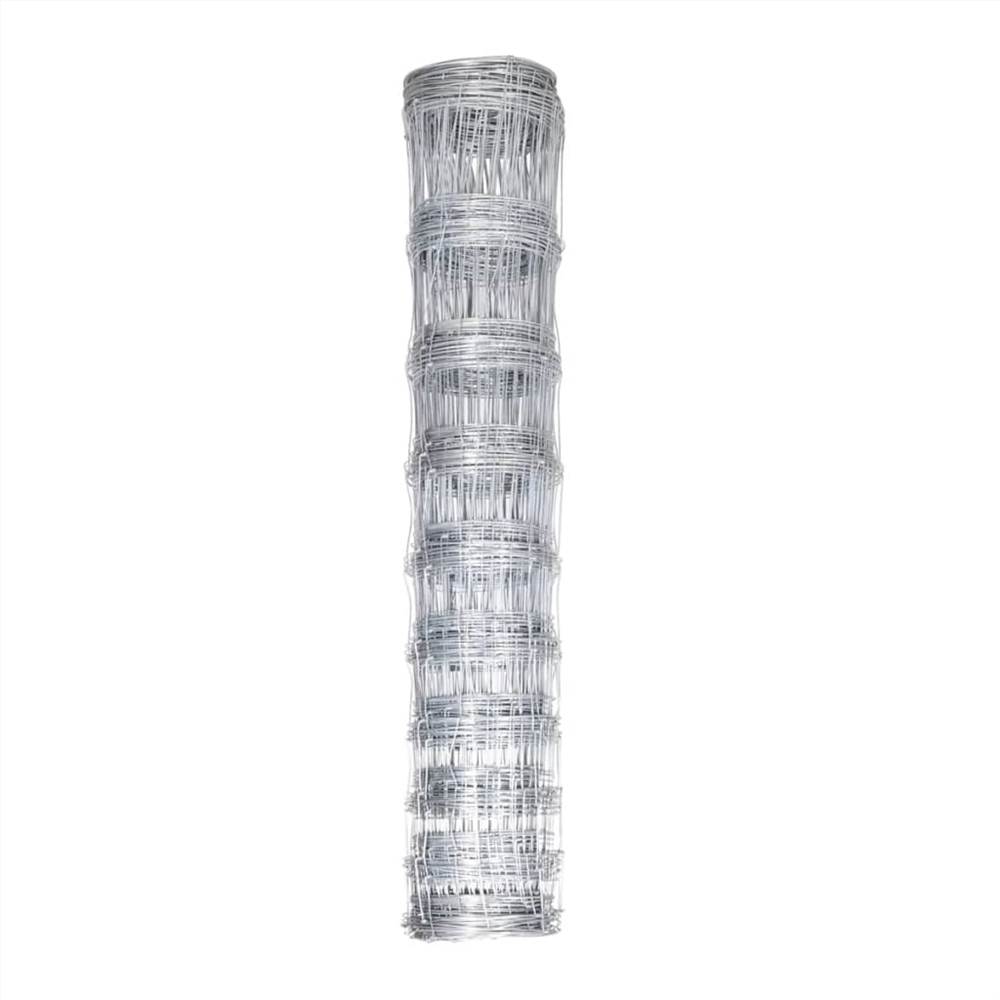 Step-In Fence with Posts Zinc-coated Iron 50 m 120/10/30