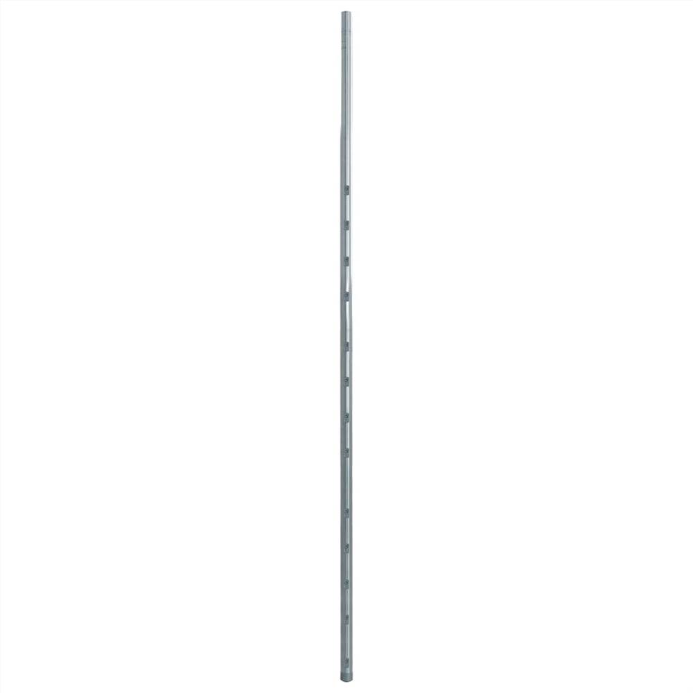Step-In Fence with Posts Zinc-coated Iron 50 m 120/10/30