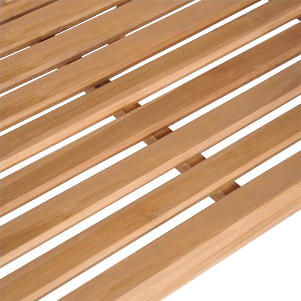 Swing Bench Solid Teak 120x60x57.5 cm Brown
