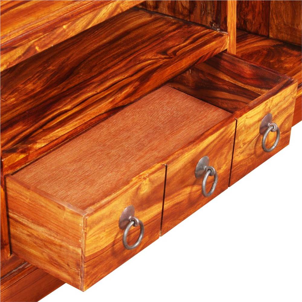 TV Stand Solid Sheesham Wood 120x30x40 cm