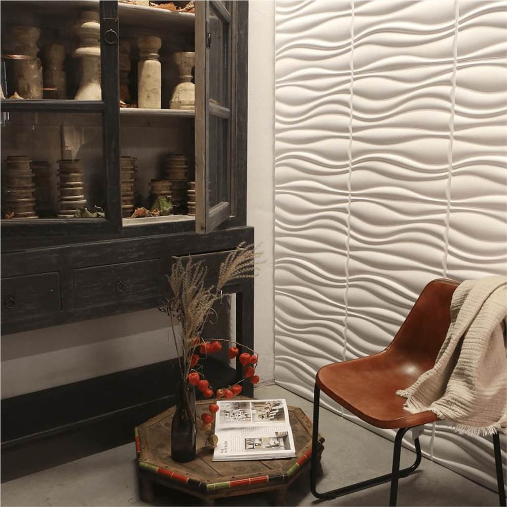 WallArt 24 pcs 3D Wall Panels GA-WA04 Waves