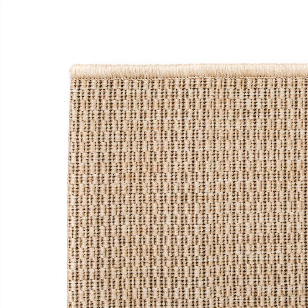 Area Rug Sisal Look Indoor/Outdoor 120x170 cm Beige